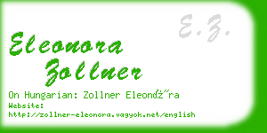 eleonora zollner business card